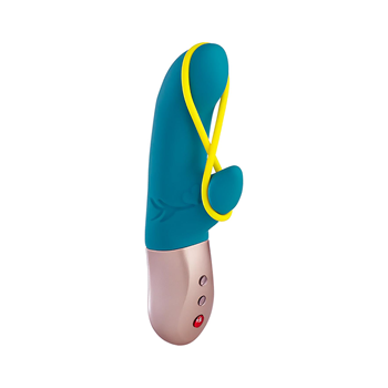 Amorino - Duo vibrator met labia stimulatie (Blauw)